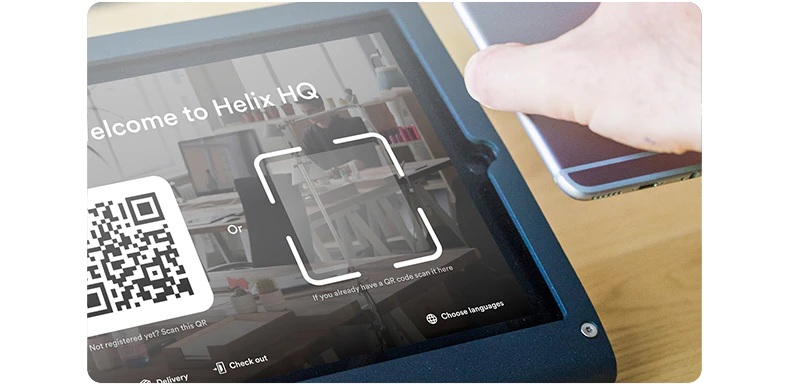 screenshot of Eptura Visitor